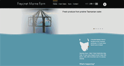 Desktop Screenshot of freycinetmarinefarm.com
